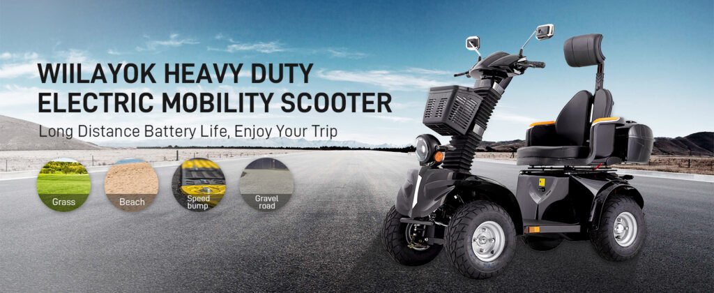 WIILAYOK Heavy Duty All Terrain Mobility Scooter