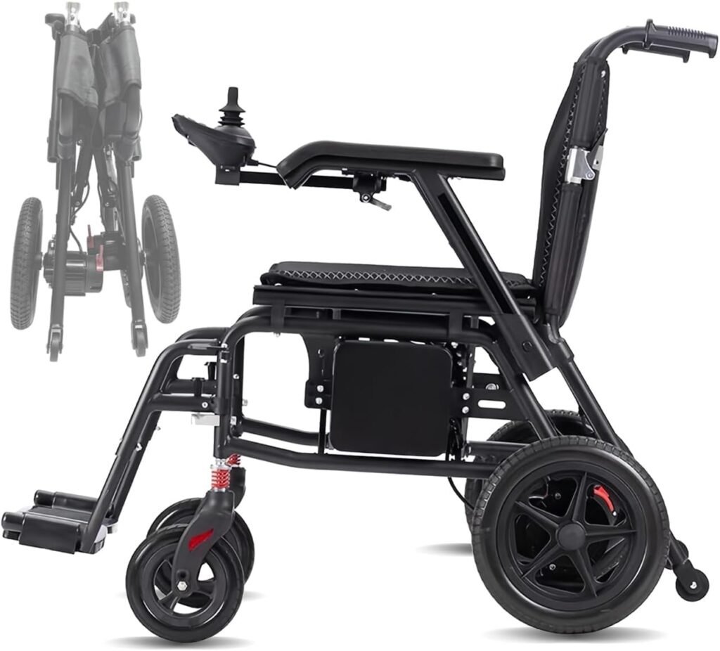 Reclining Foldable Electric Wheelchairs for Adults - 500W Super Horse Power Motor -20 Mile Range ~ 20AH Extended Battery - Include Headrest and Backrest MuMulti-Angle Adjustment Support 280lbs